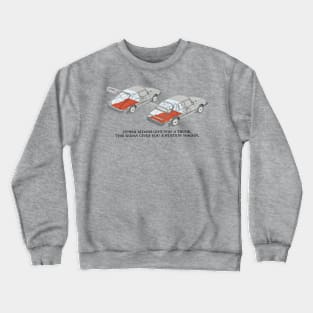 SAAB 900 - brochure Crewneck Sweatshirt